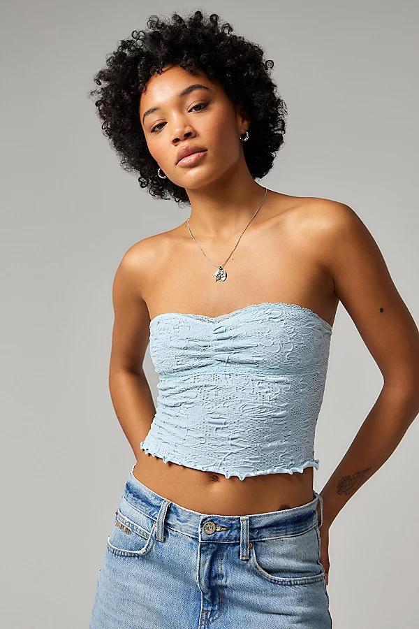 Out From Under Aaliyah Textured Sweetheart Bandeau Top Womens at Urban Outfitters Product Image