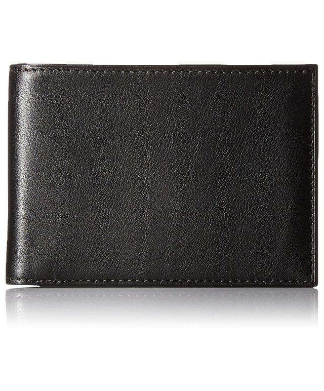 Bosca Nappa Vitello Small Bi-Fold Wallet (Black Leather) Bi-fold Wallet Product Image