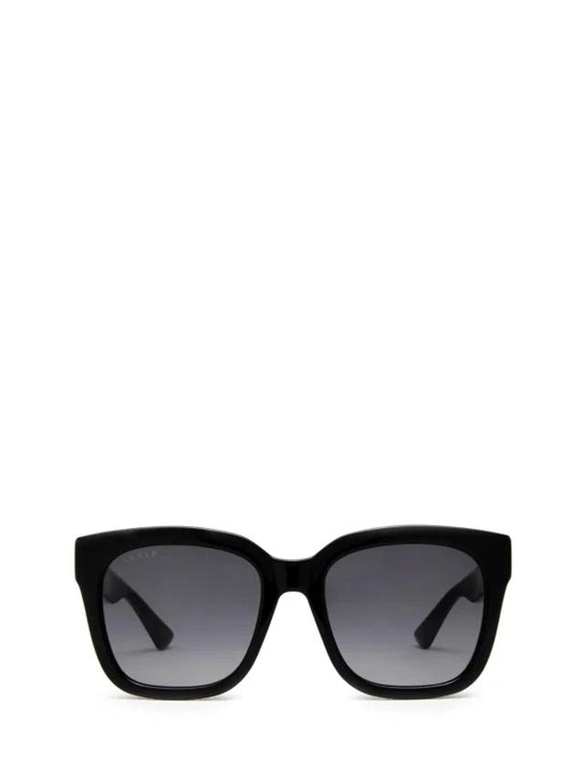 Gg1338s Black Sunglasses In 002 Black Black Grey Product Image