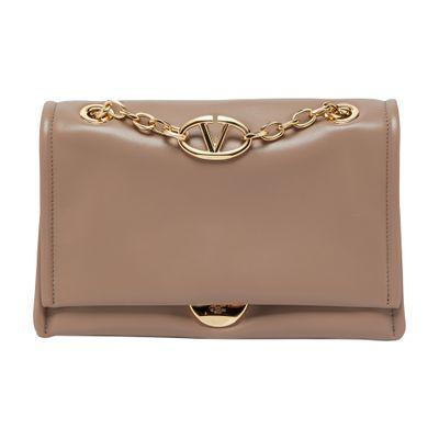 Vlogo Shoulder Bag With Chain In Brown Product Image