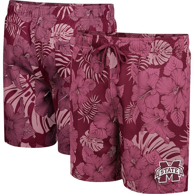 Mens Colosseum Maroon Mississippi State Bulldogs The Dude Swim Shorts Product Image