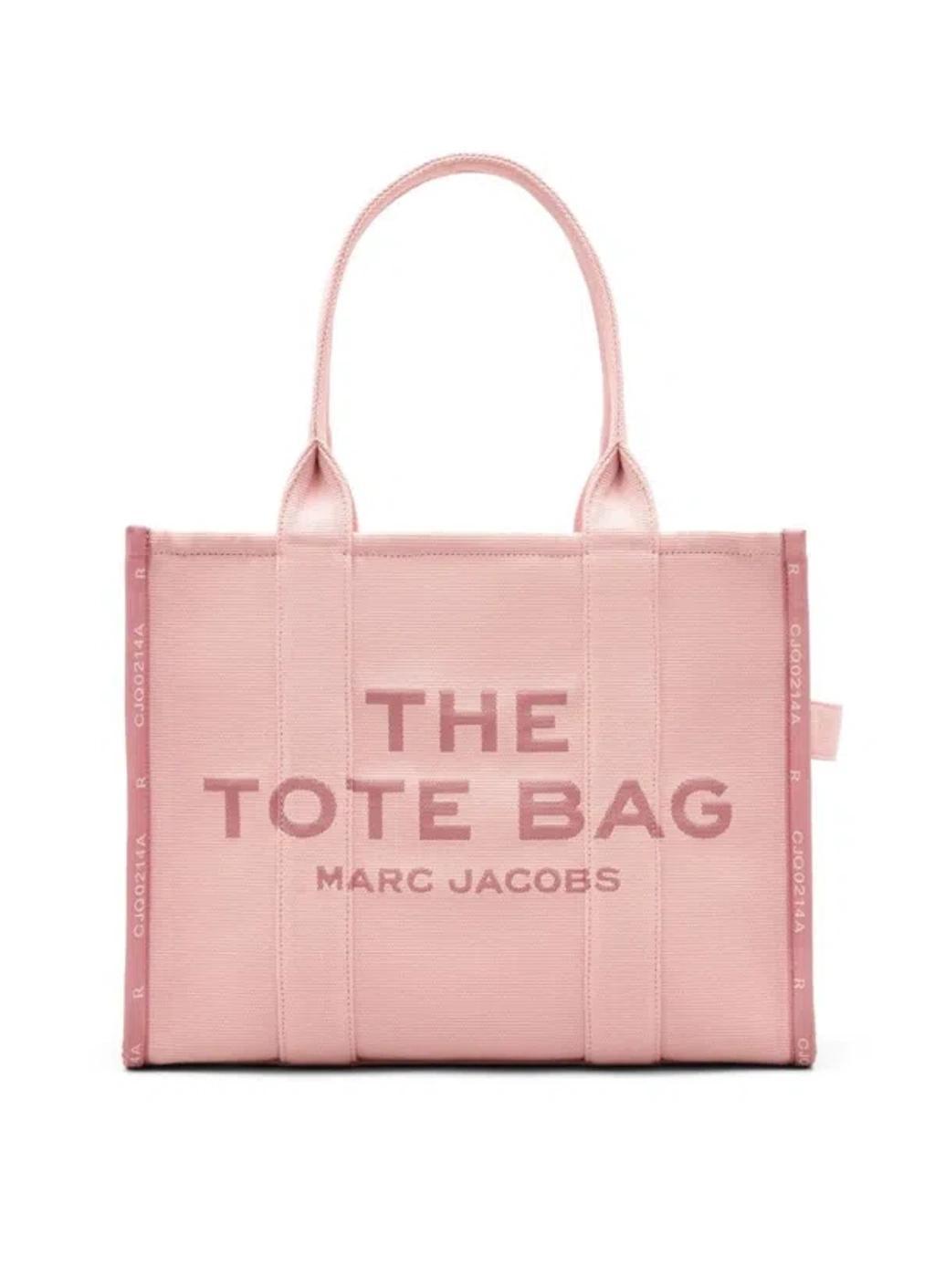 MARC JACOBS Light Pink The Large Jacquard Tote Product Image