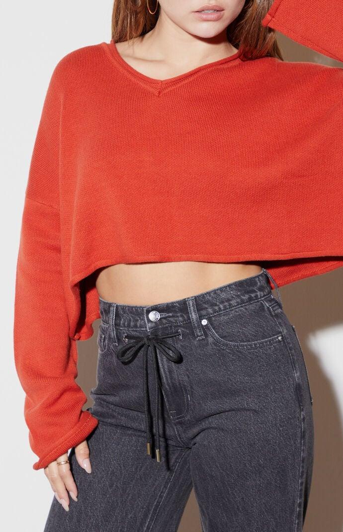 Women's Effie Boxy Cropped Sweater Product Image