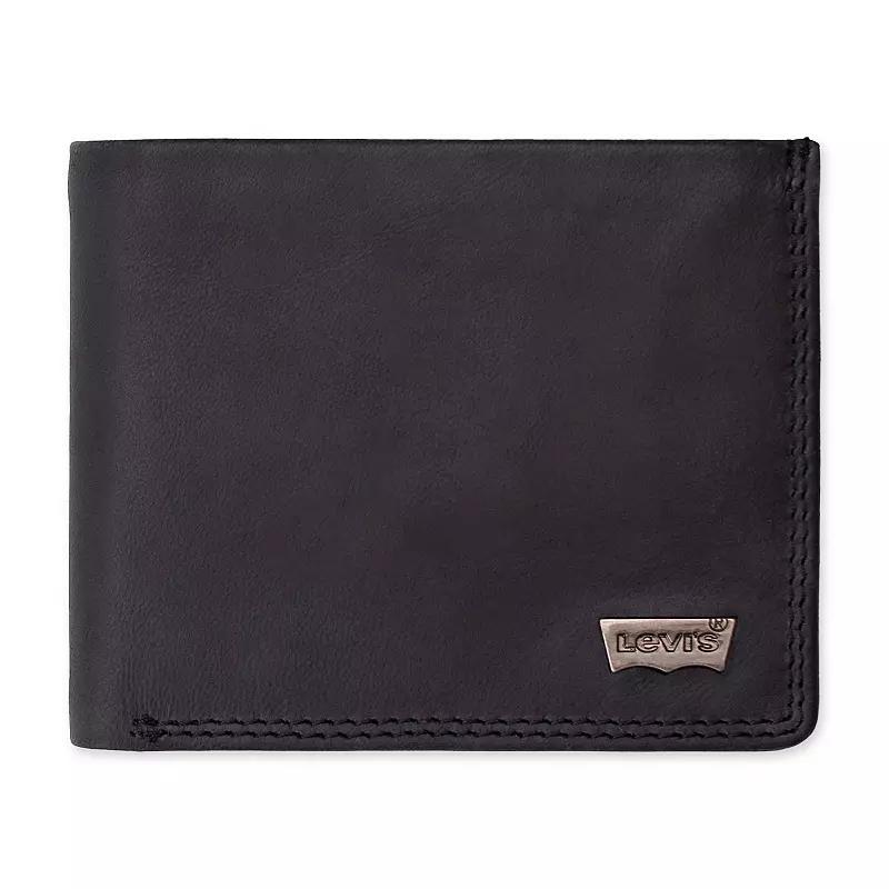 Mens Levis RFID-Blocking Genuine Leather Traveler Wallet Product Image