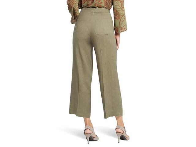 NYDJ Linen Blend Crop Wide Leg Pants Product Image