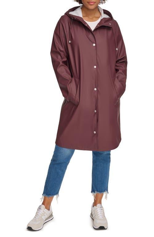 Womens Levis Rubberized Raincoat Decedent Brown Product Image