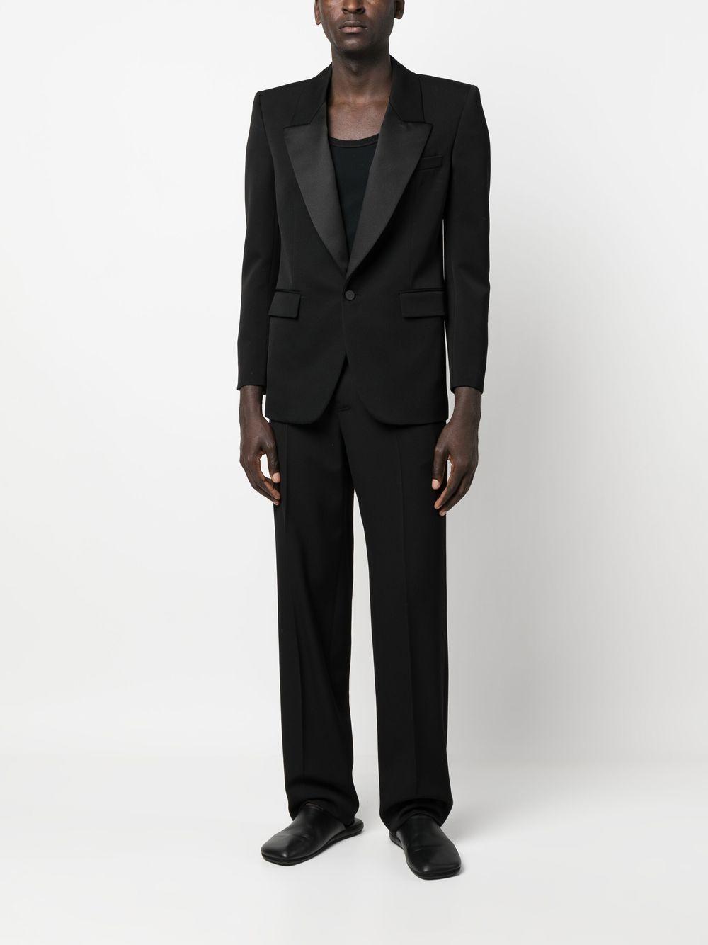 Single-breasted Blazer In Nero Product Image