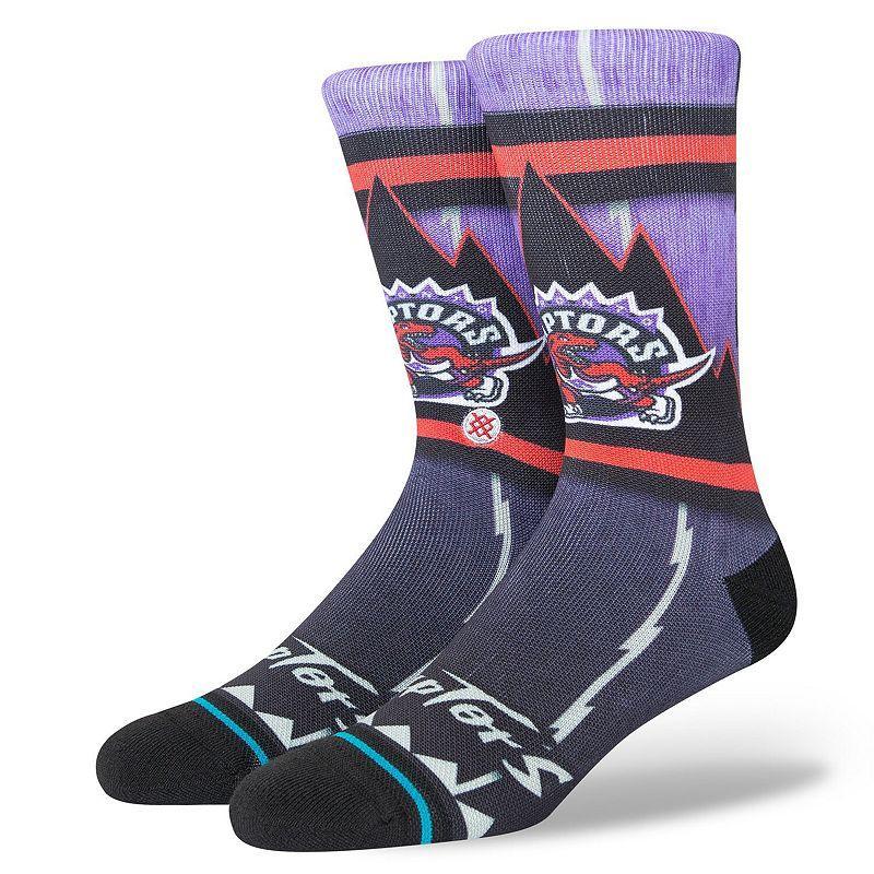 Mens Stance Toronto Raptors Hardwood Classics Fader Collection Crew Socks Product Image