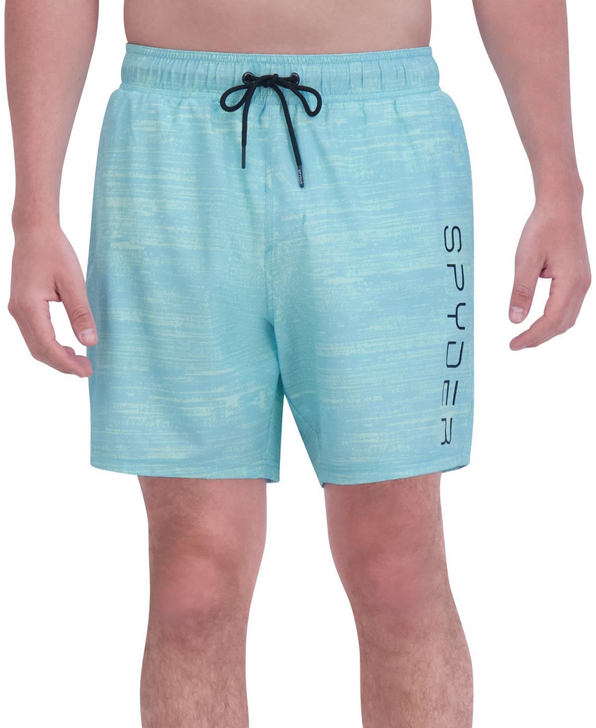 Spyder Mens Grit Print Performance 7 Volley Shorts Product Image