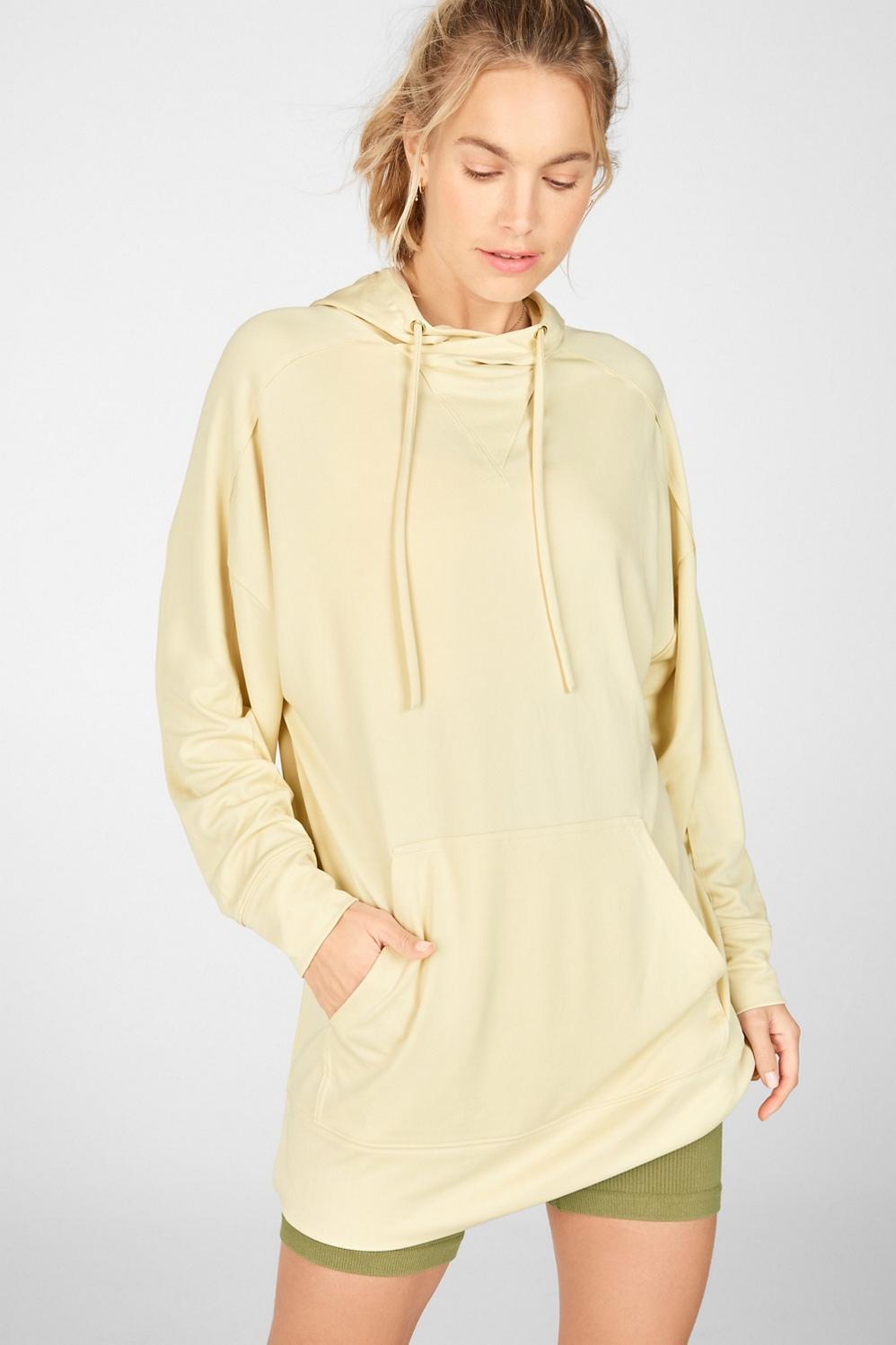 Fabletics Everly Hooded Tunic Womens yellow Size XXS Product Image