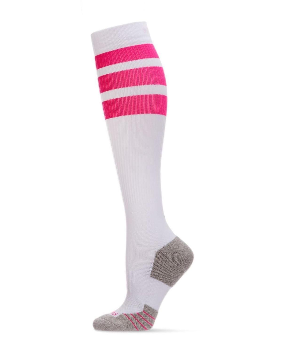 MeMoi Retro Stripe Performance Knee High Compression Socks Product Image