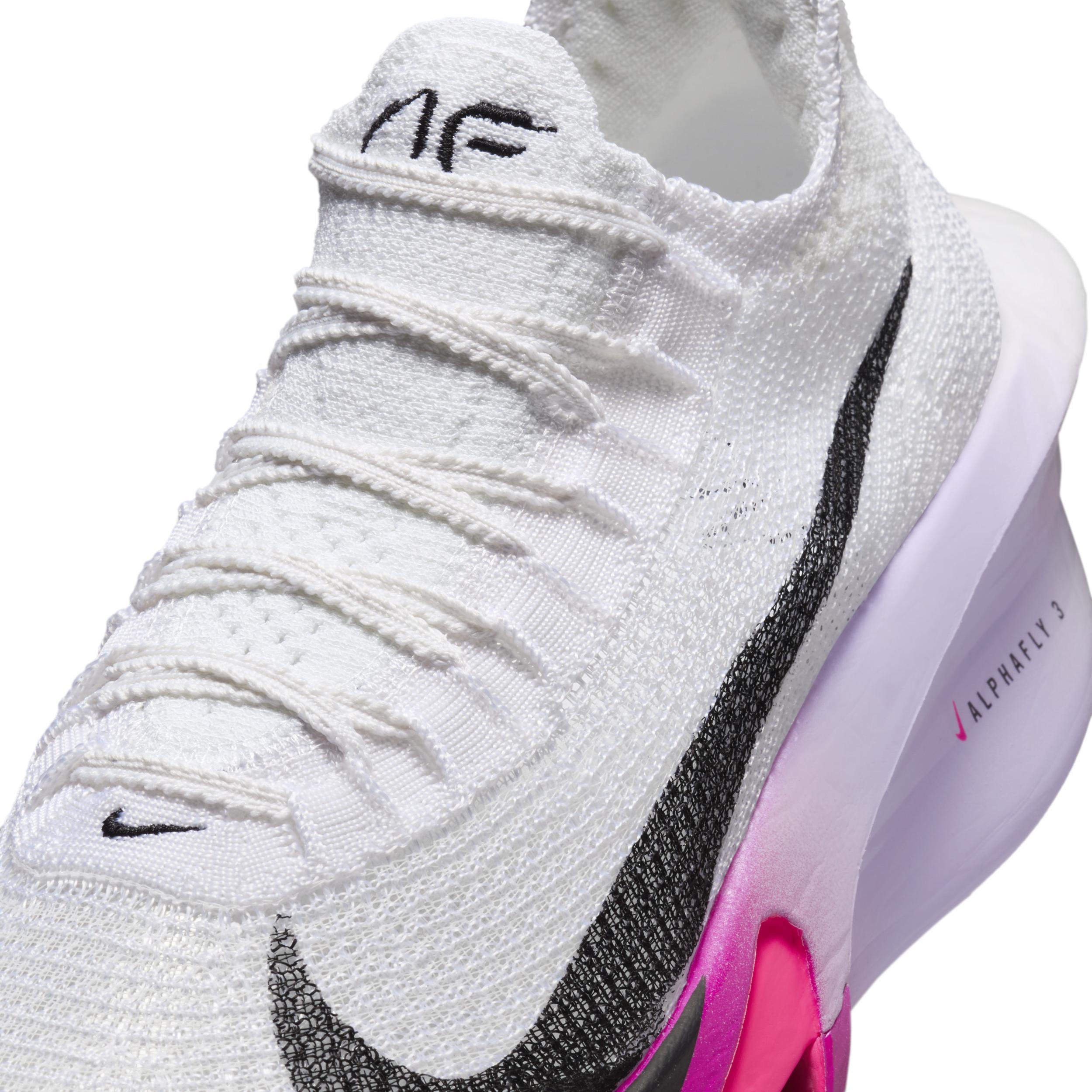 Nike Womens Nike Air Zoom Alphafly Next Flyknit 3 - Womens Running Shoes Purple/White Product Image