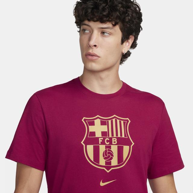 Men's Nike FC Barcelona Crest Soccer T-Shirt Product Image