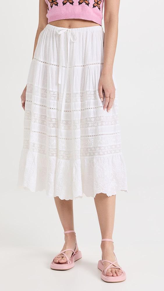 LoveShackFancy Donna Skirt | Shopbop Product Image