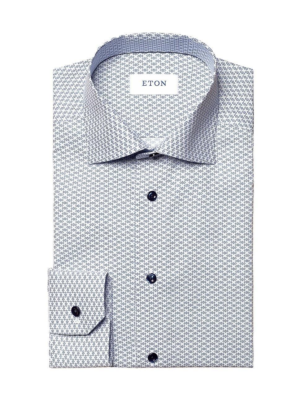 Mens Slim-Fit Twill Dress Shirt Product Image