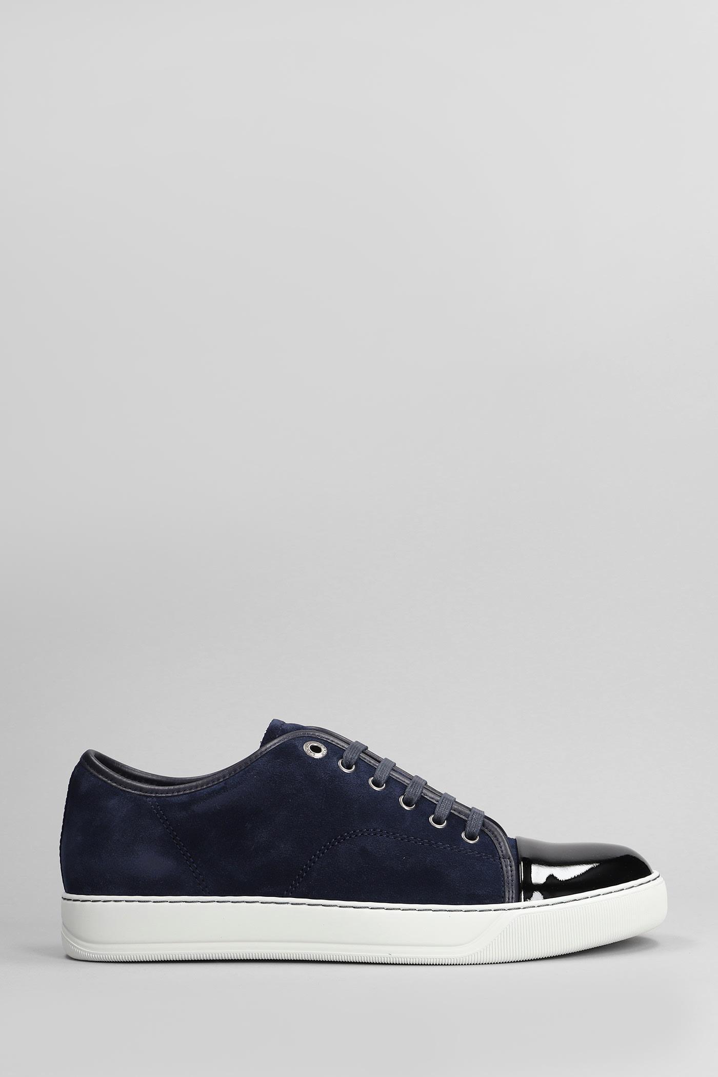 LANVIN Dbb1 Sneakers In Blue Leather Product Image