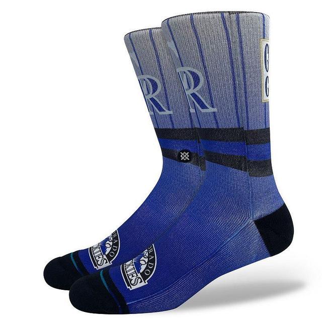 Mens Stance Colorado Rockies Cooperstown Collection Crew Socks Product Image