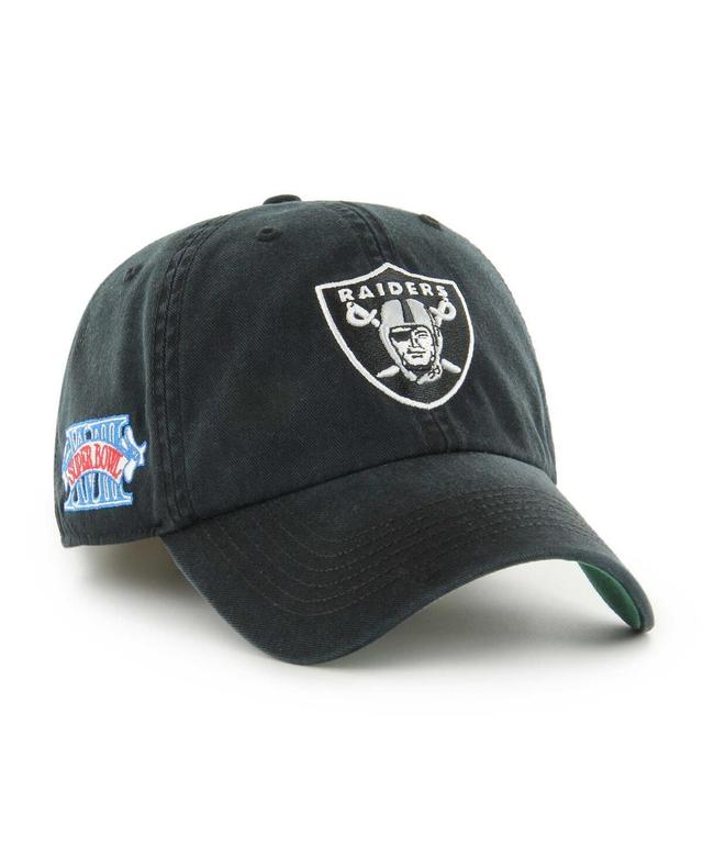 Mens 47 Black Las Vegas Raiders Sure Shot Franchise Fitted Hat Product Image