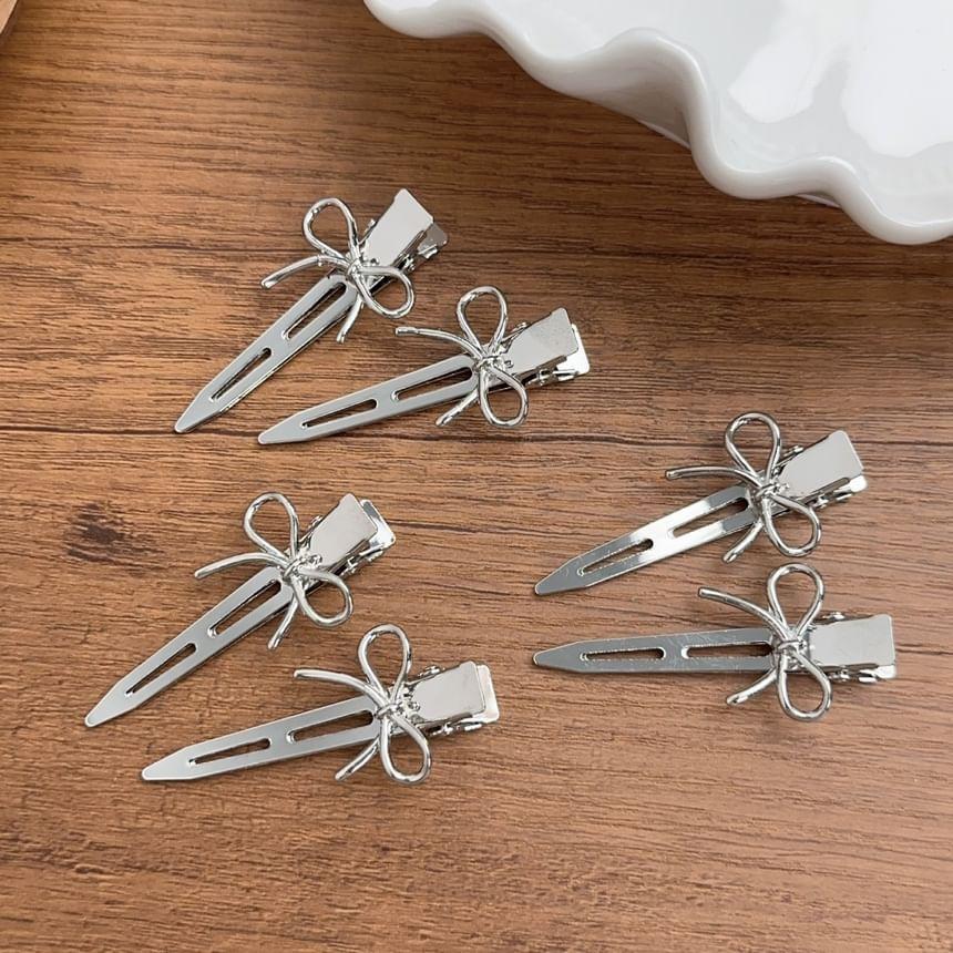 Bow Alloy Hair Clip Product Image