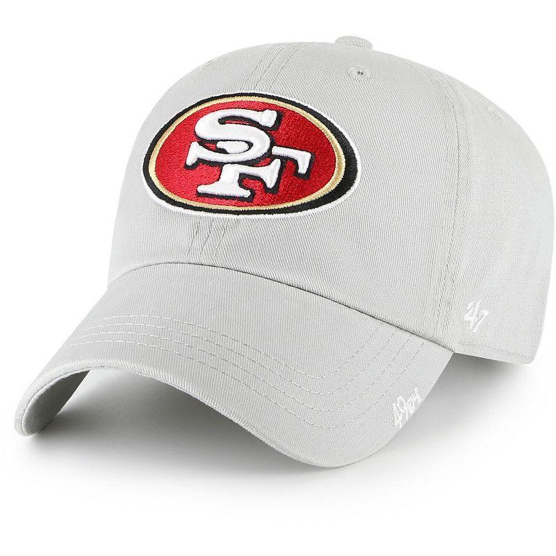 Womens 47 Gray San Francisco 49ers Miata Clean Up Secondary Adjustable Hat Product Image