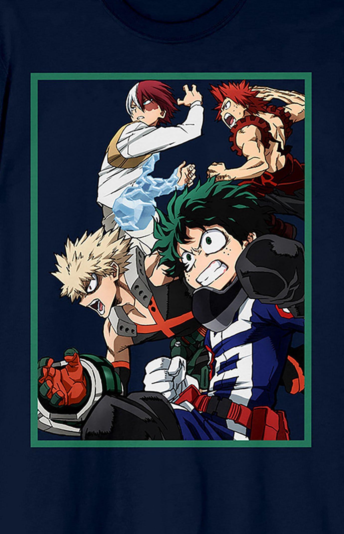 Mens My Hero Academia T-Shirt Product Image