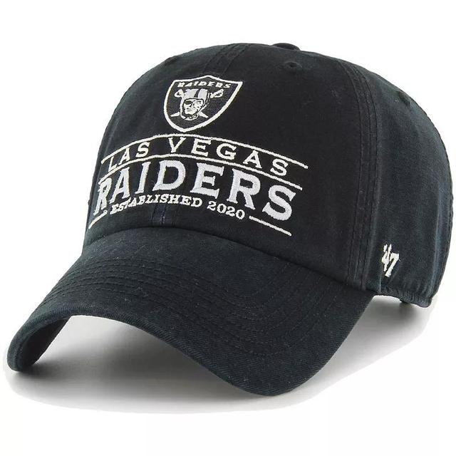 Mens 47 Black Las Vegas Raiders Vernon Clean Up Adjustable Hat Product Image