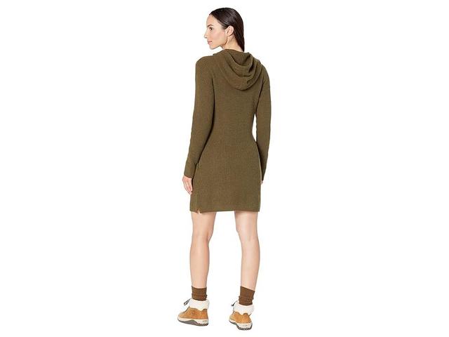 Toad&Co Whidbey Hooded Sweaterdress (Fir) Women's Dress Product Image