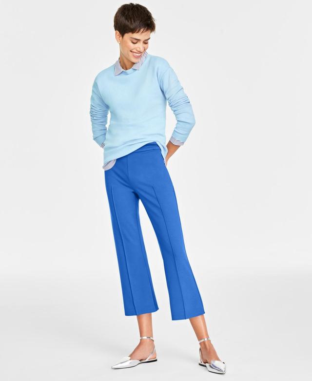 On 34th Womens Ponte Kick-Flare Ankle Pants, Regular and Short Lengths, Created for Macys Product Image