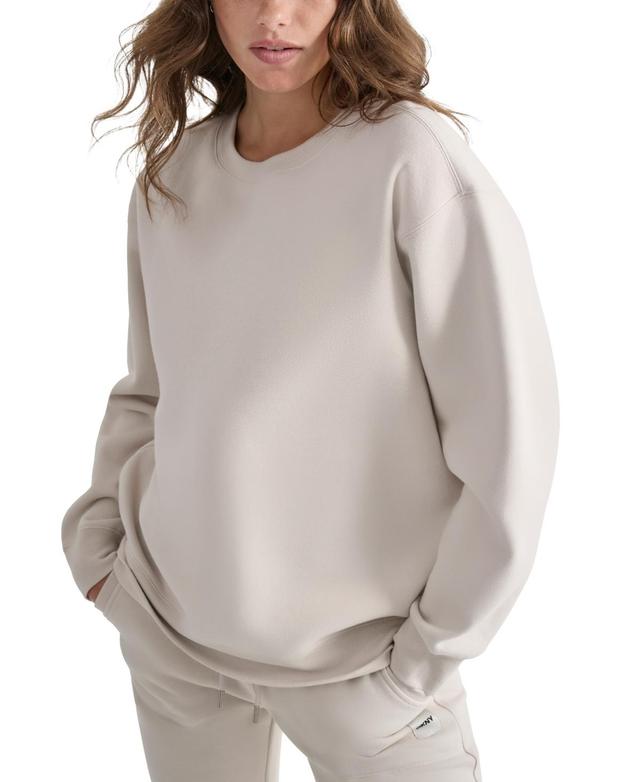 Dkny Sport Womens Logo Crewneck Sweatshirt Product Image