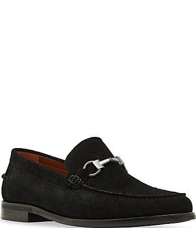 Steve Madden Mens Alfio Suede Bit Embellishment Dress Slip Product Image