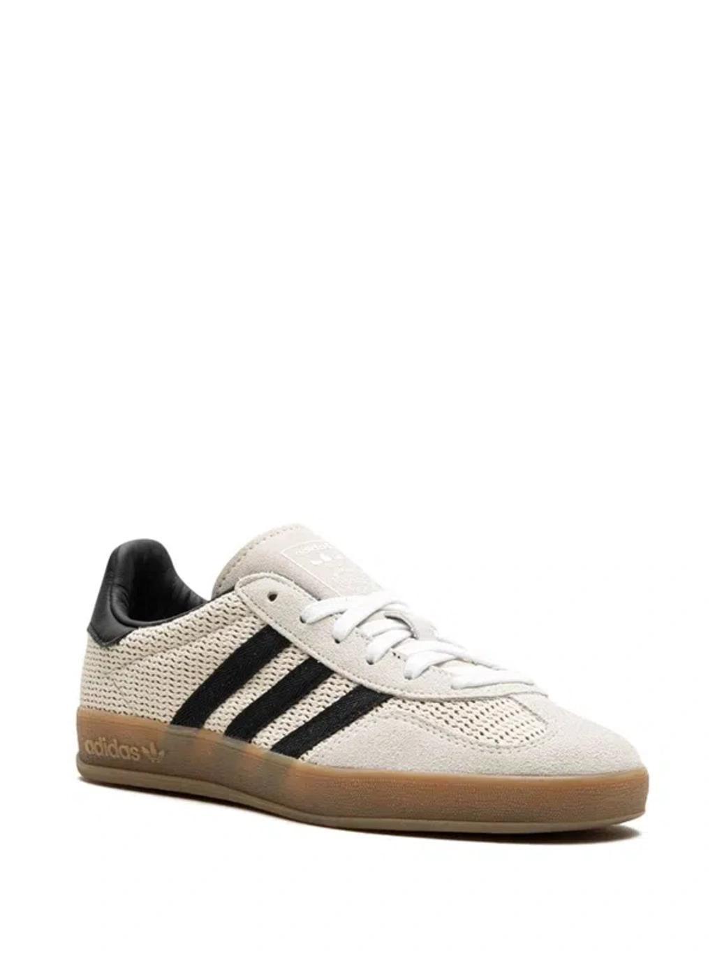 ADIDAS ORIGINALS Gazelle Indoor Sneakers In Ivory/cream Beige Product Image