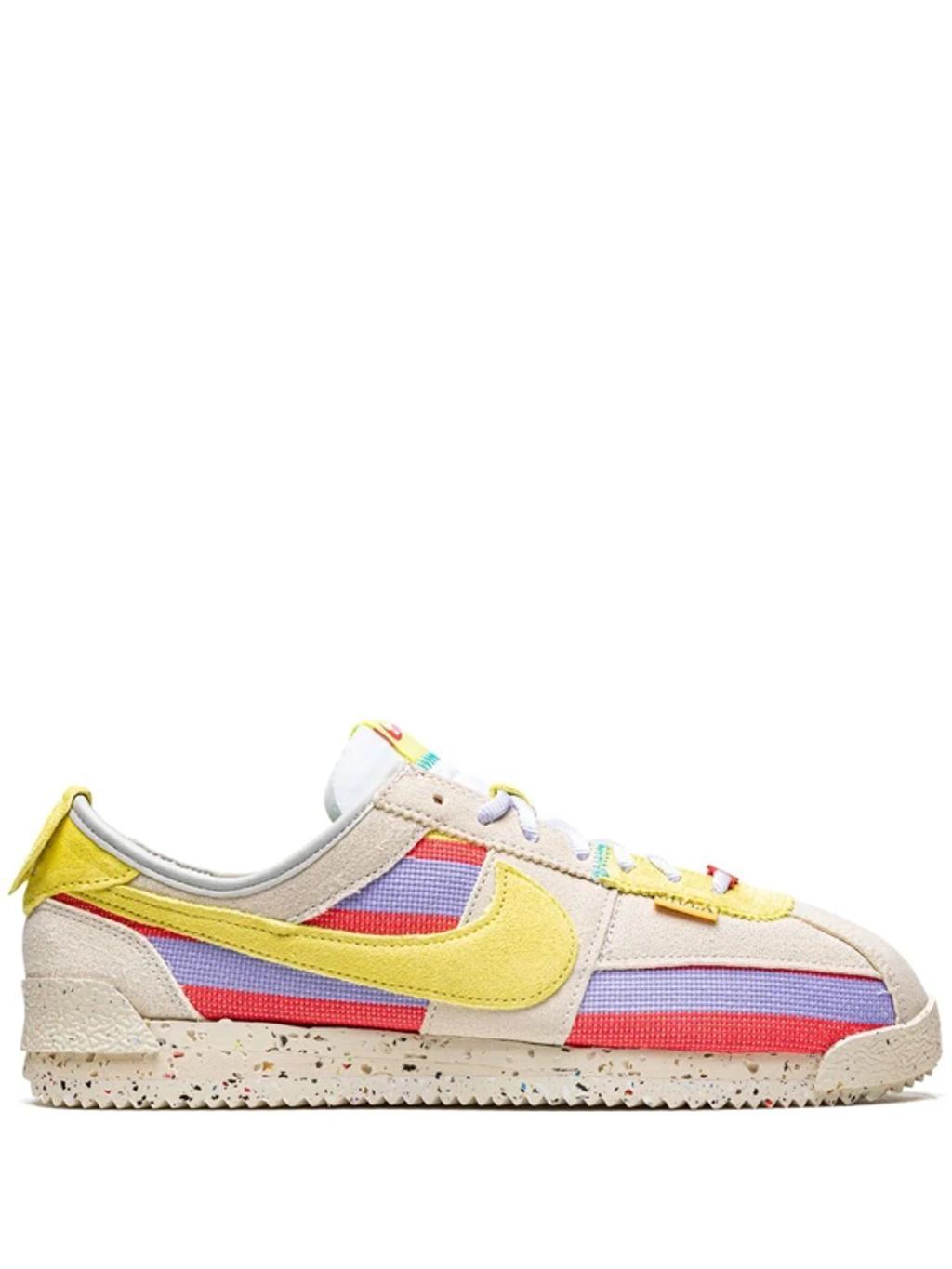 X Union Cortez "lemon Frost" Sneakers In Multicolor Product Image