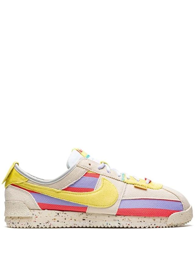 X Union Cortez "lemon Frost" Sneakers In Multicolor Product Image