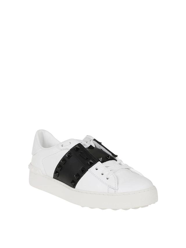 Rockstud Untitled Sneakers In White Product Image