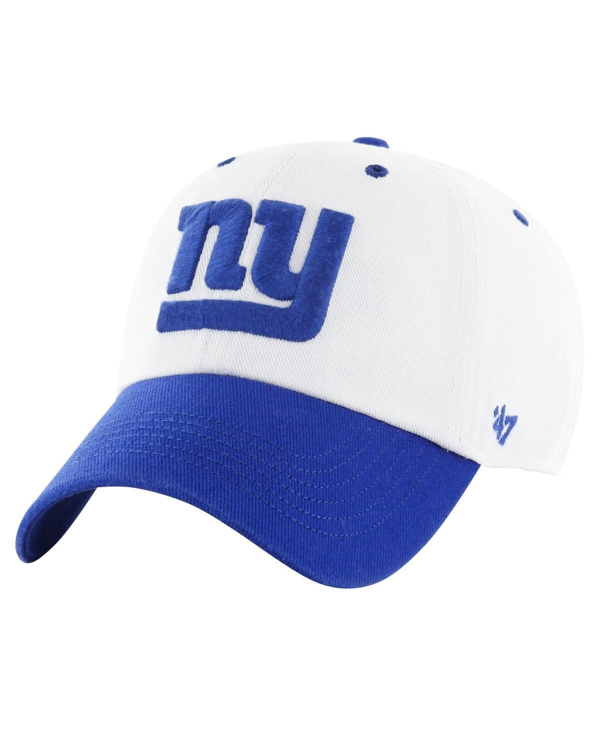 Mens 47 /Royal New York Giants Double Header Diamond Clean Up Adjustable Hat Product Image