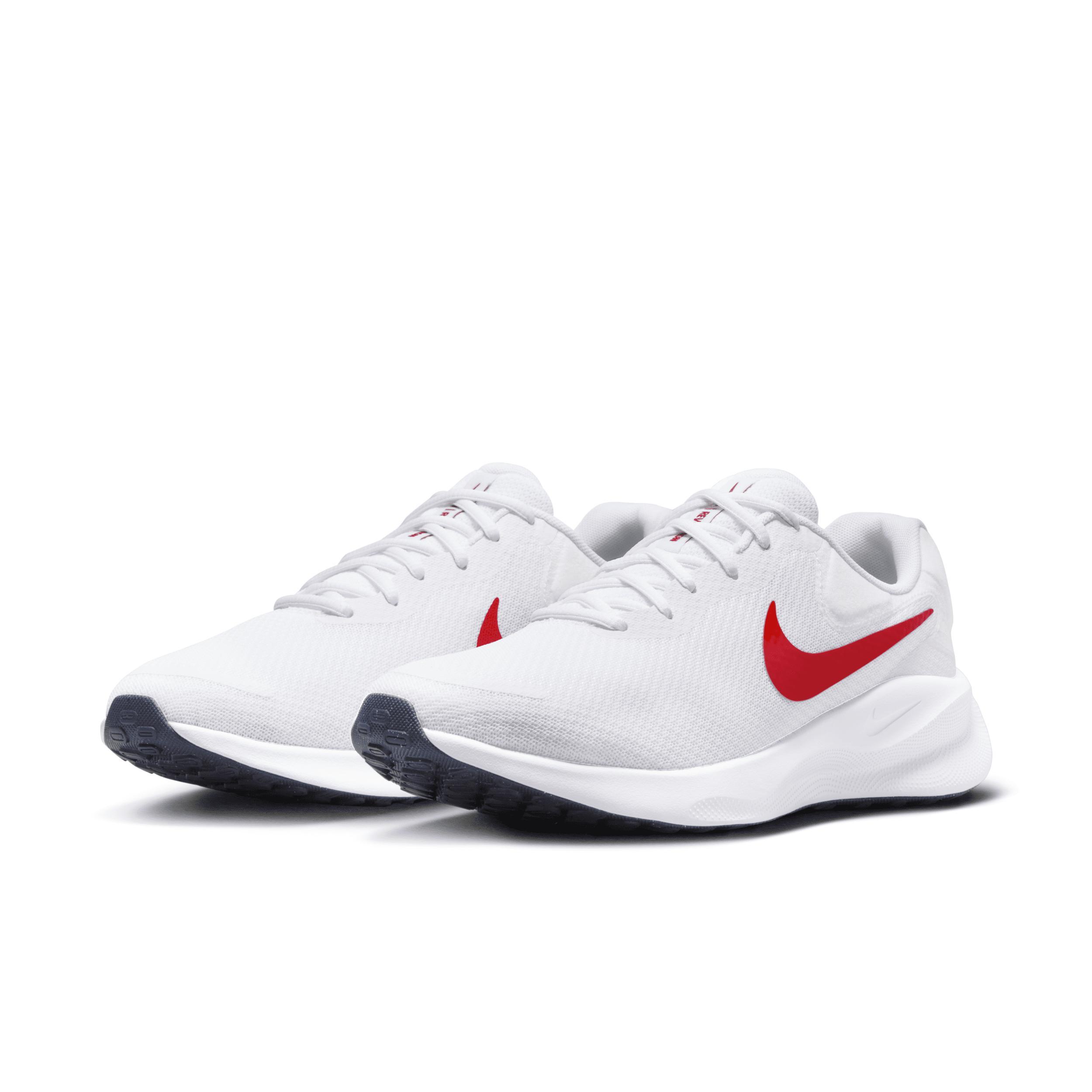 Nike Revolution 7 Mens Road Running Shoes White Product Image