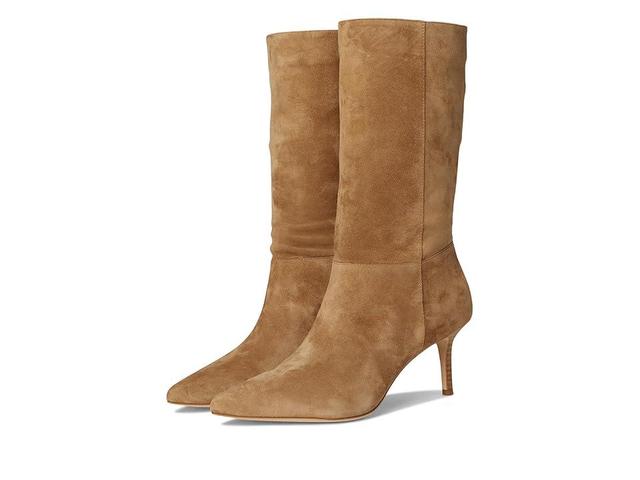 Lauren Ralph Lauren Leannah Suede Boots (Camel) Women's Boots Product Image