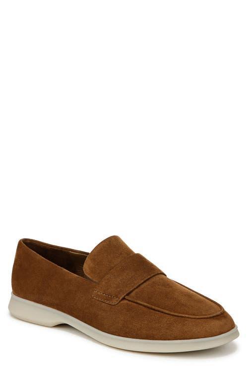 Suede Casual Sporty Loafers In Elm Wood Brown Suede Product Image