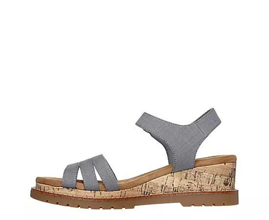 Skechers Womens Desert Chill Low Wedge Sandal Product Image