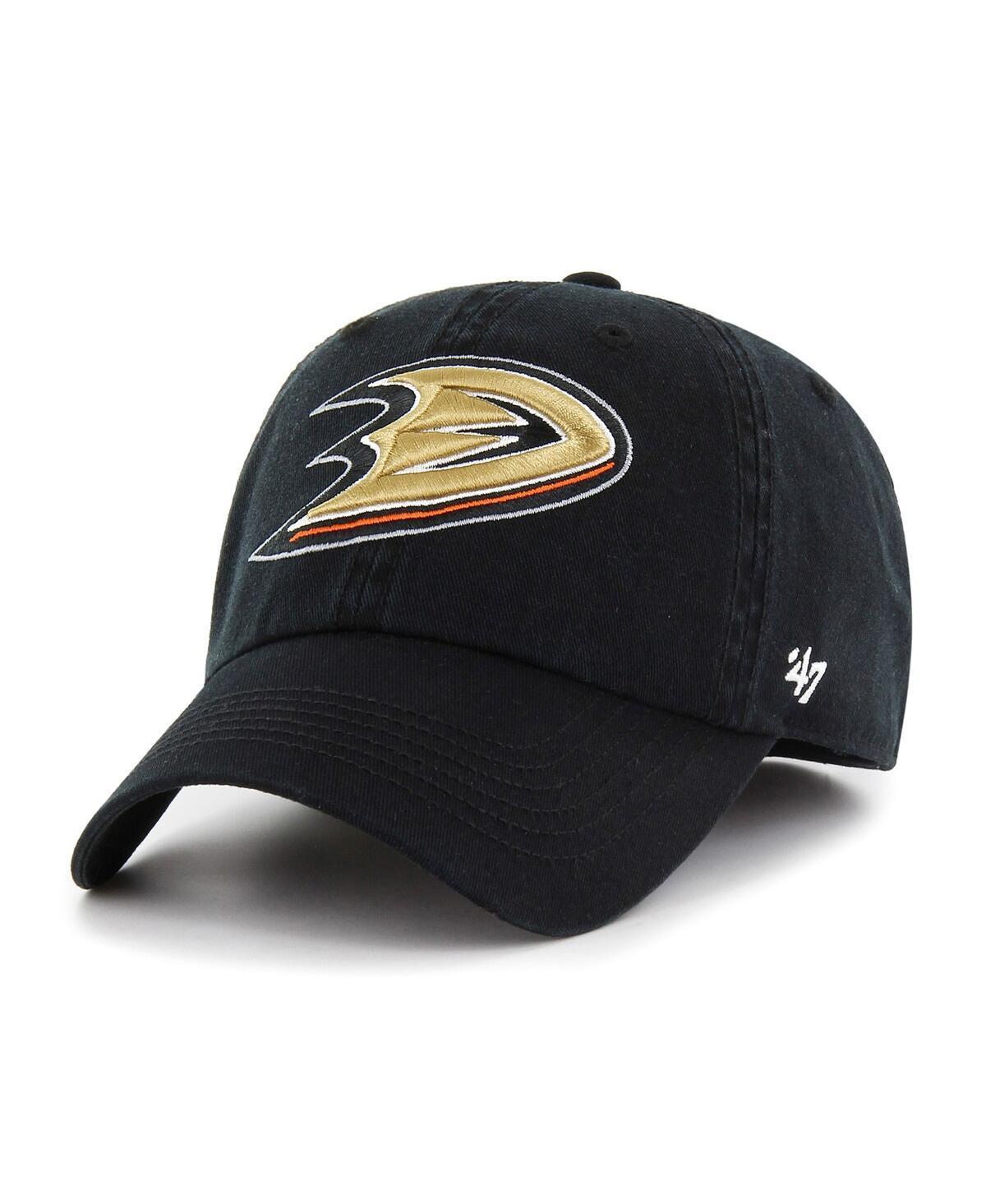 Mens 47 Brand Black Anaheim Ducks Classic Franchise Fitted Hat Product Image