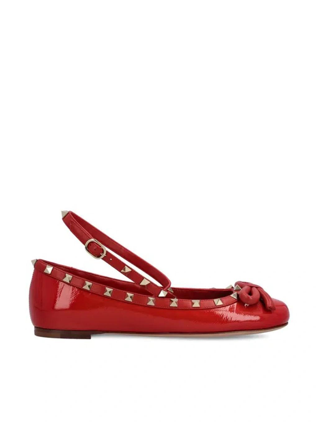 VALENTINO GARAVANI Low Shoes In Red V Product Image