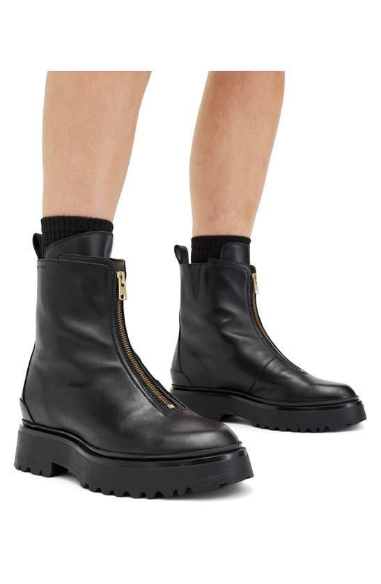 Ophelia Zip-up Boot In Black Product Image