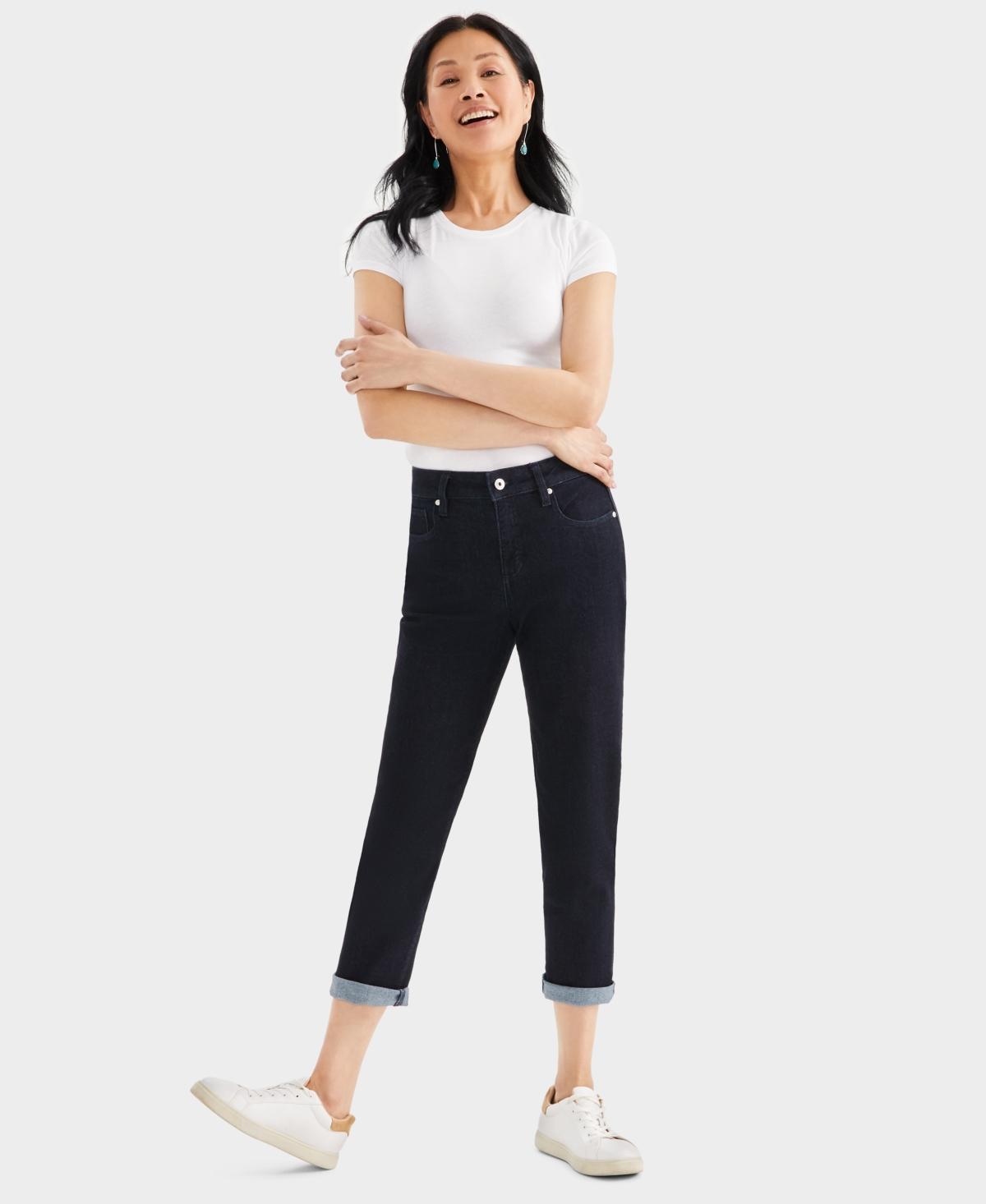 Women's Mid-Rise Curvy Capri Jeans, Created for Macy's Product Image