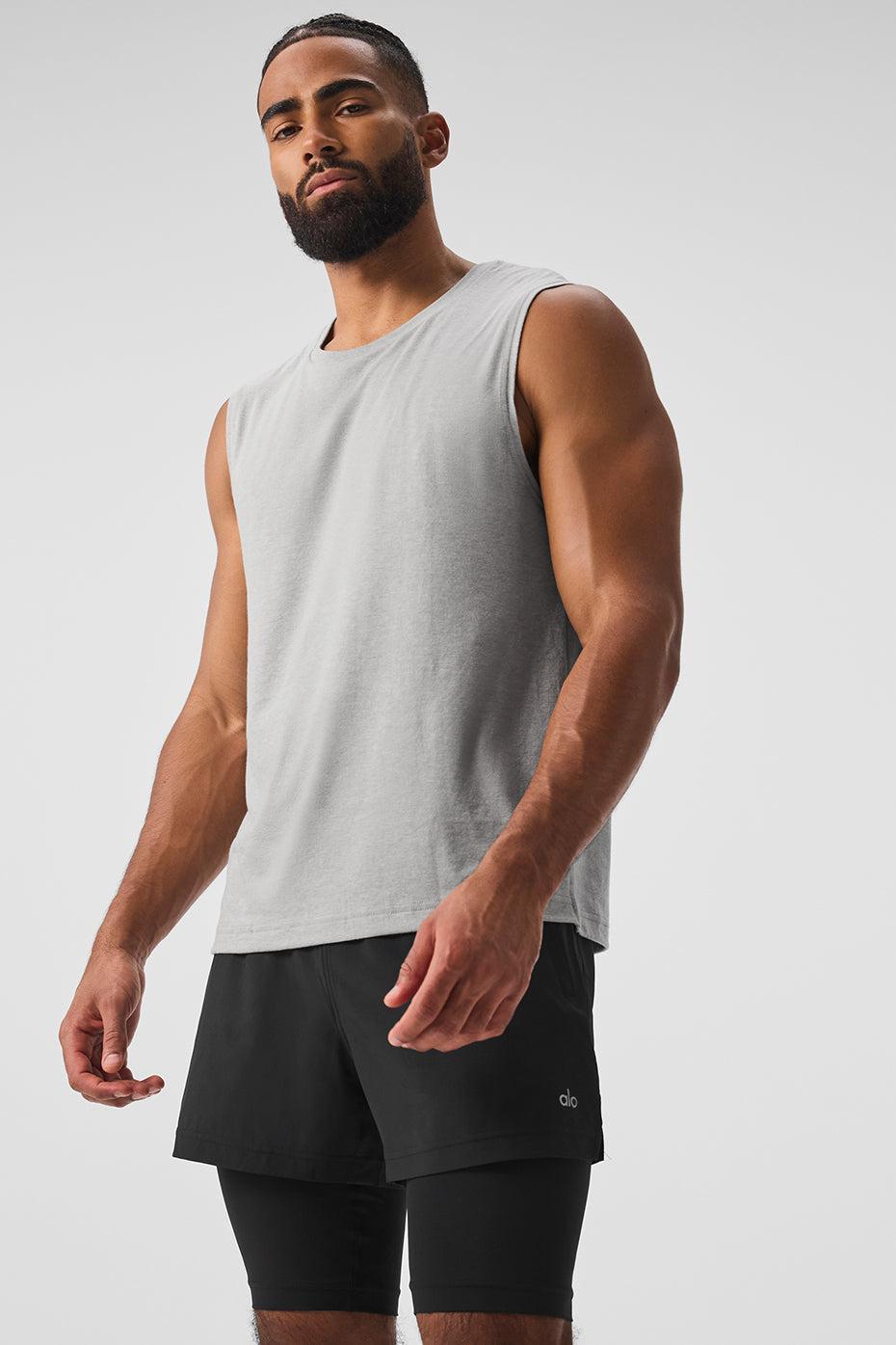 The Triumph Muscle Tank - Athletic Heather Grey Product Image