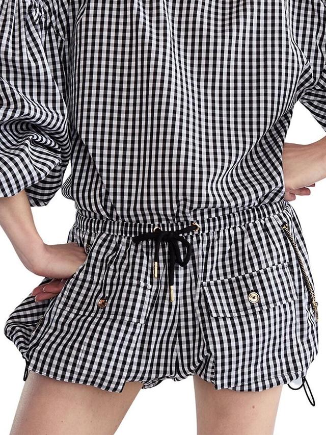 Womens Gingham Cargo Bloomer Product Image