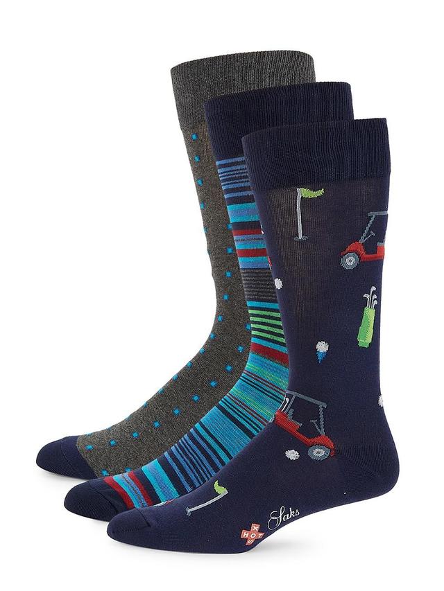 Mens Collection by HOTSOX Golf Socks 3-Pack Set Product Image