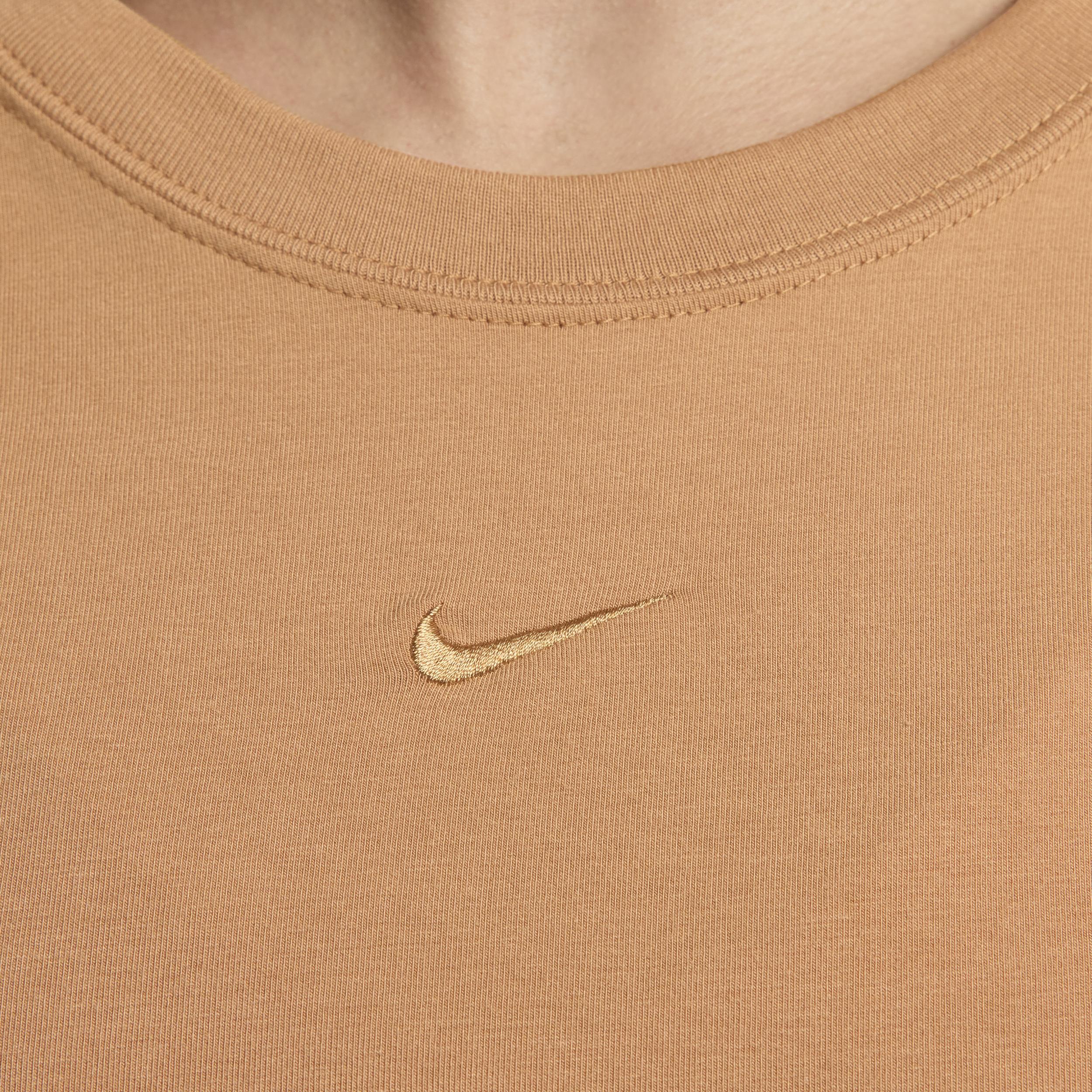 Womens Nike Sportswear Chill Swoosh Knit Tee Product Image