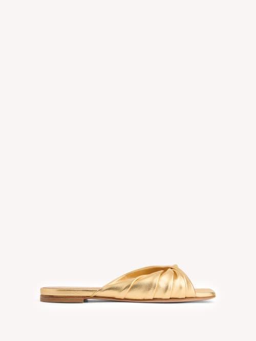 GIANVITO ROSSI Selene In Gold Product Image