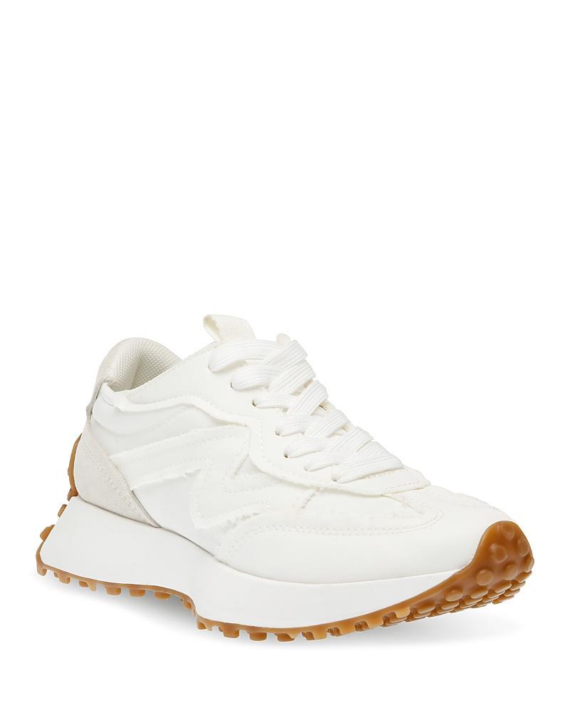 Steve Madden Womens Campo Retro Lace-Up Jogger Sneakers Product Image