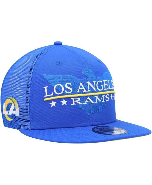 Mens New Era Royal Los Angeles Rams Totem 9FIFTY Snapback Hat Product Image